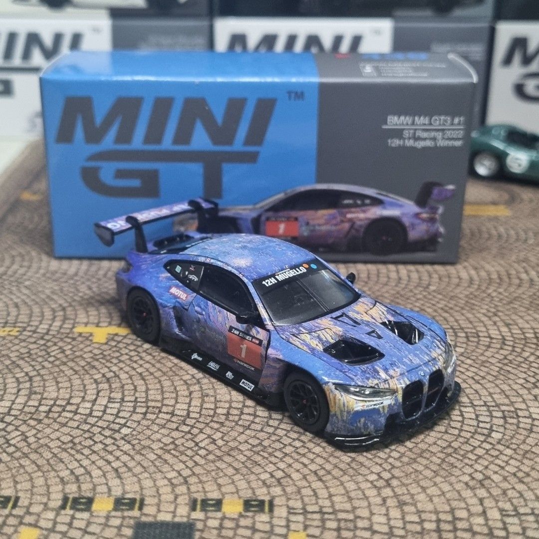 1/64 BMW M4 GT3 Toy Car 1:64 Racing 3'' Vehicle Miniature Model