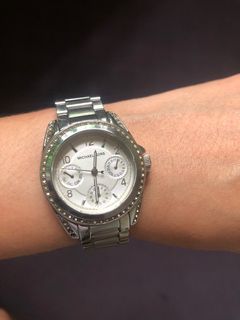 Michael Kors small atinless steel watch