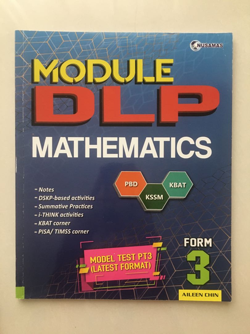 Module DLP Mathematics Form 3 mathematic exercise book, Hobbies & Toys ...