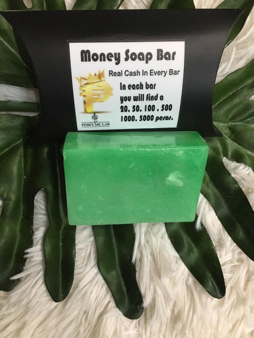 money bar soap antibacterial with money surprised on Carousell