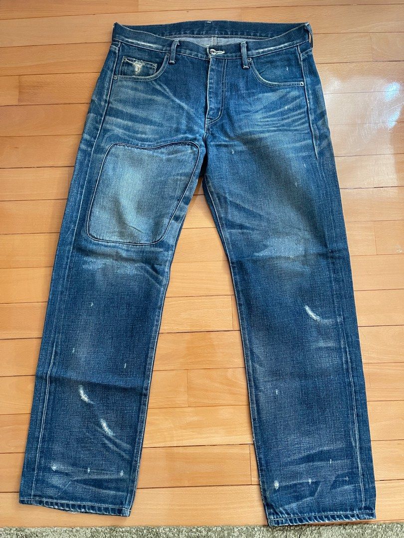 Neighborhood fragment savage 052EX medium basic straight jeans 