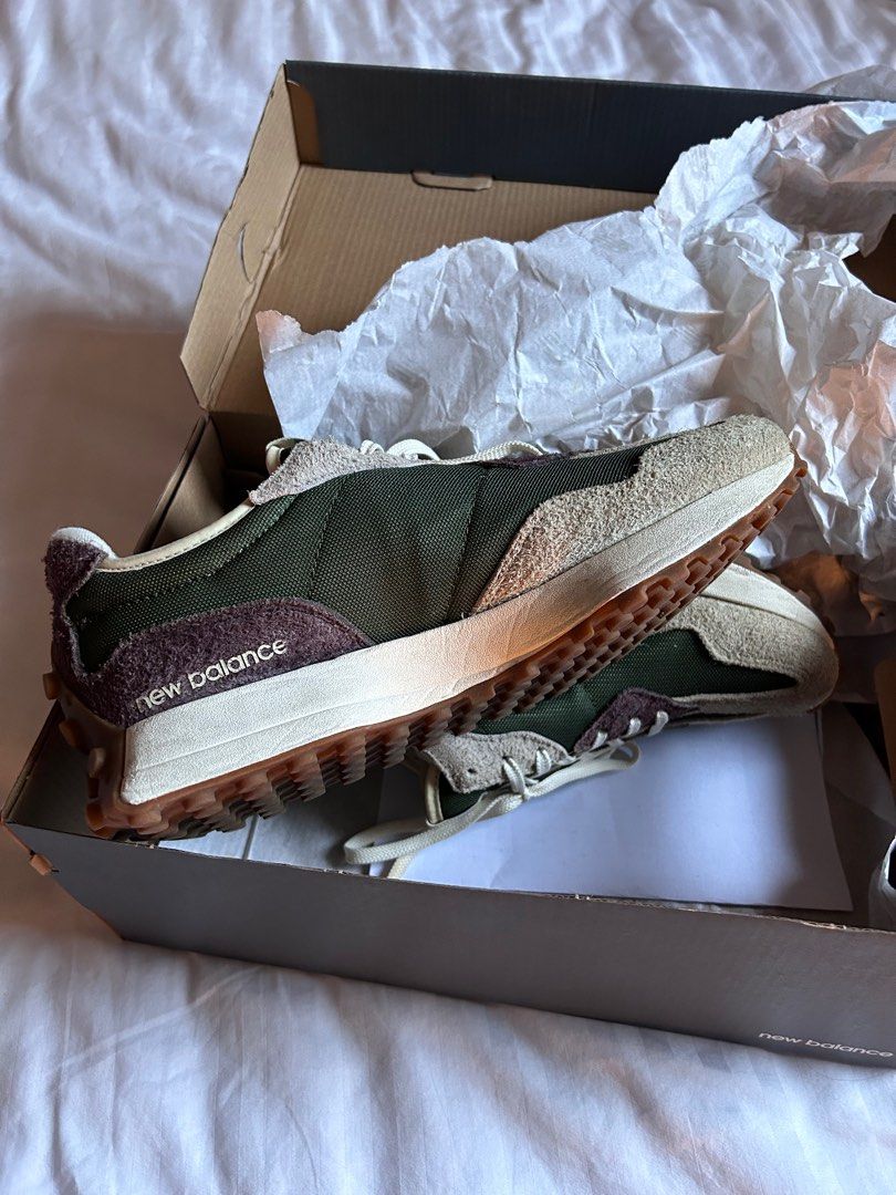 New balance 327 sage green, Men's Fashion, Footwear, Sneakers on Carousell