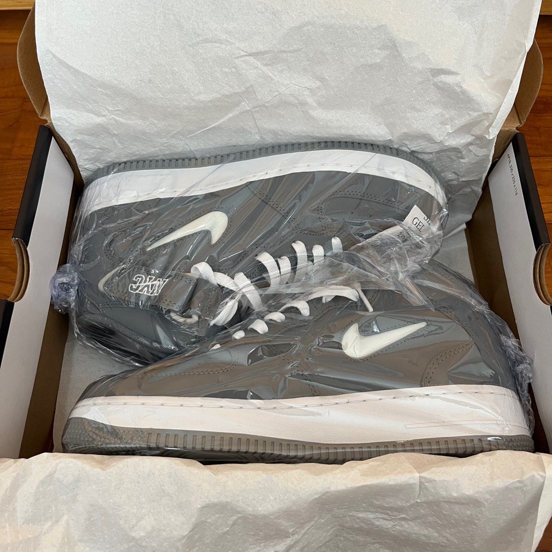 Kids Nike Air Force 1 Mid Jewel Cool Grey (Size 4) DS — Roots