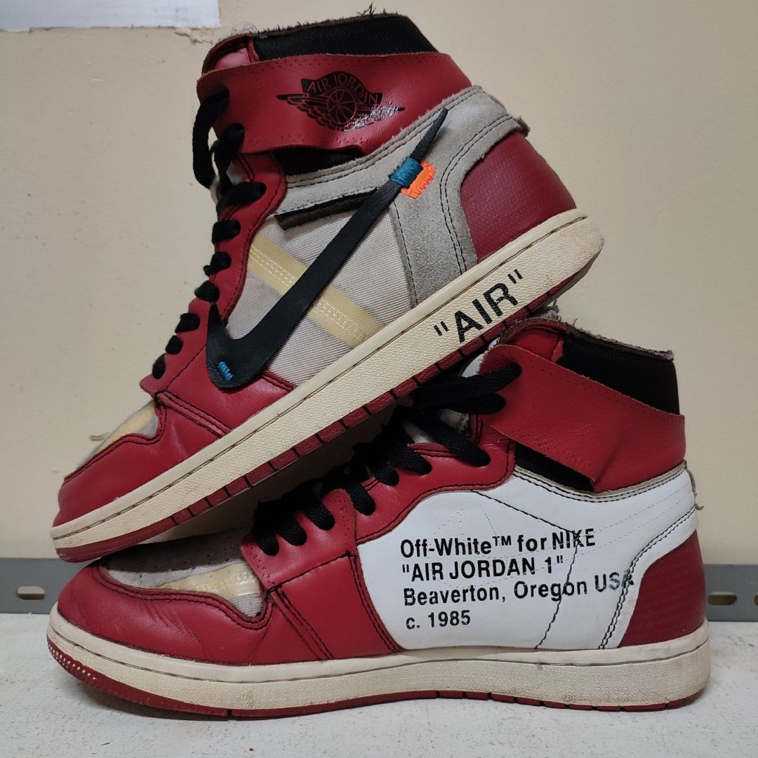 air jordan off white red