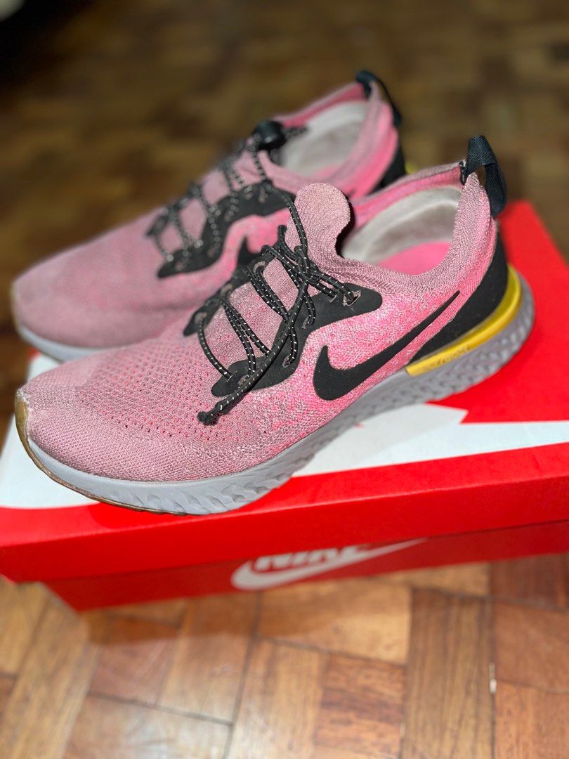 NIKE EPIC REACT FLYKNIT RUNNING SHOES Women s Fashion