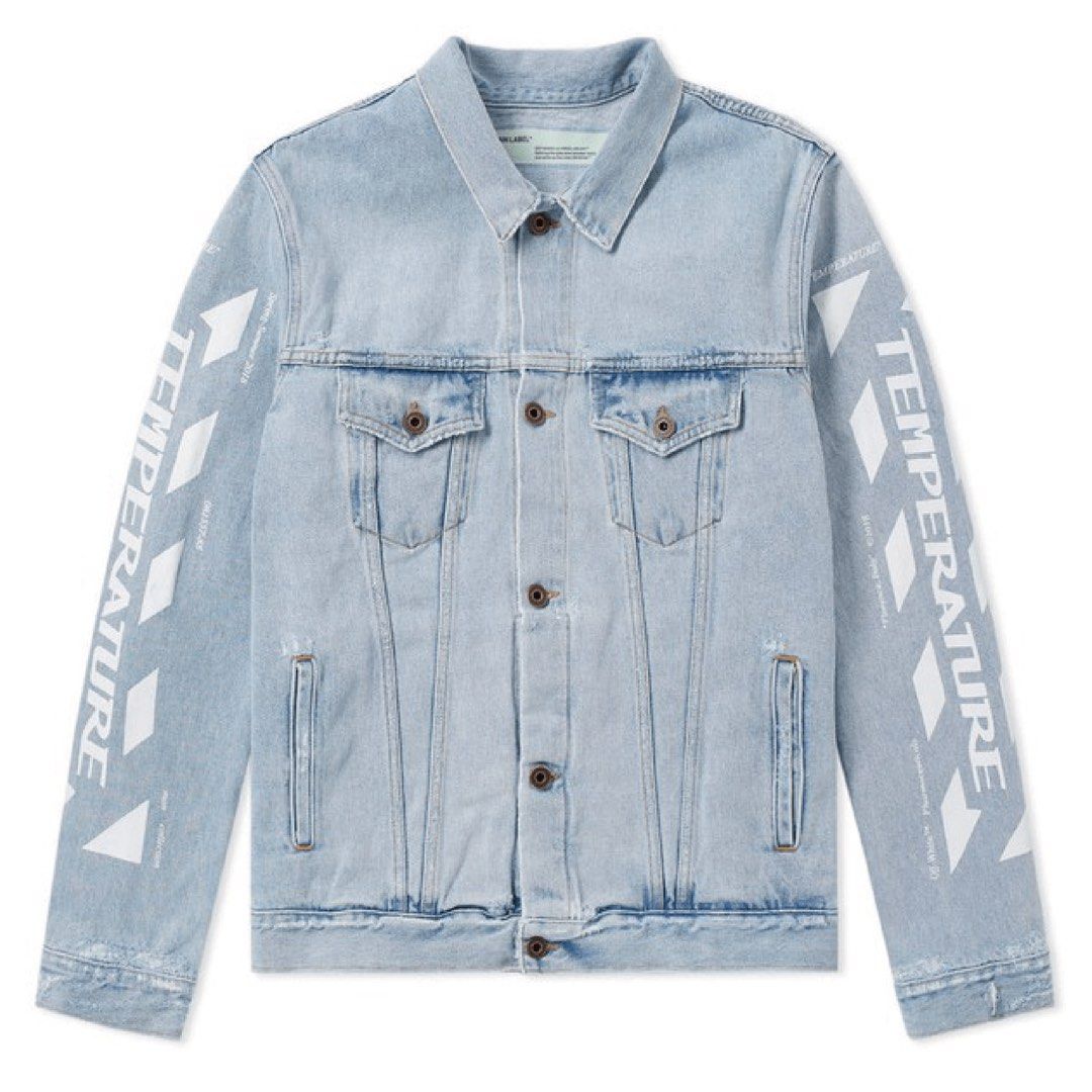Off white denim jacket 2019 deals