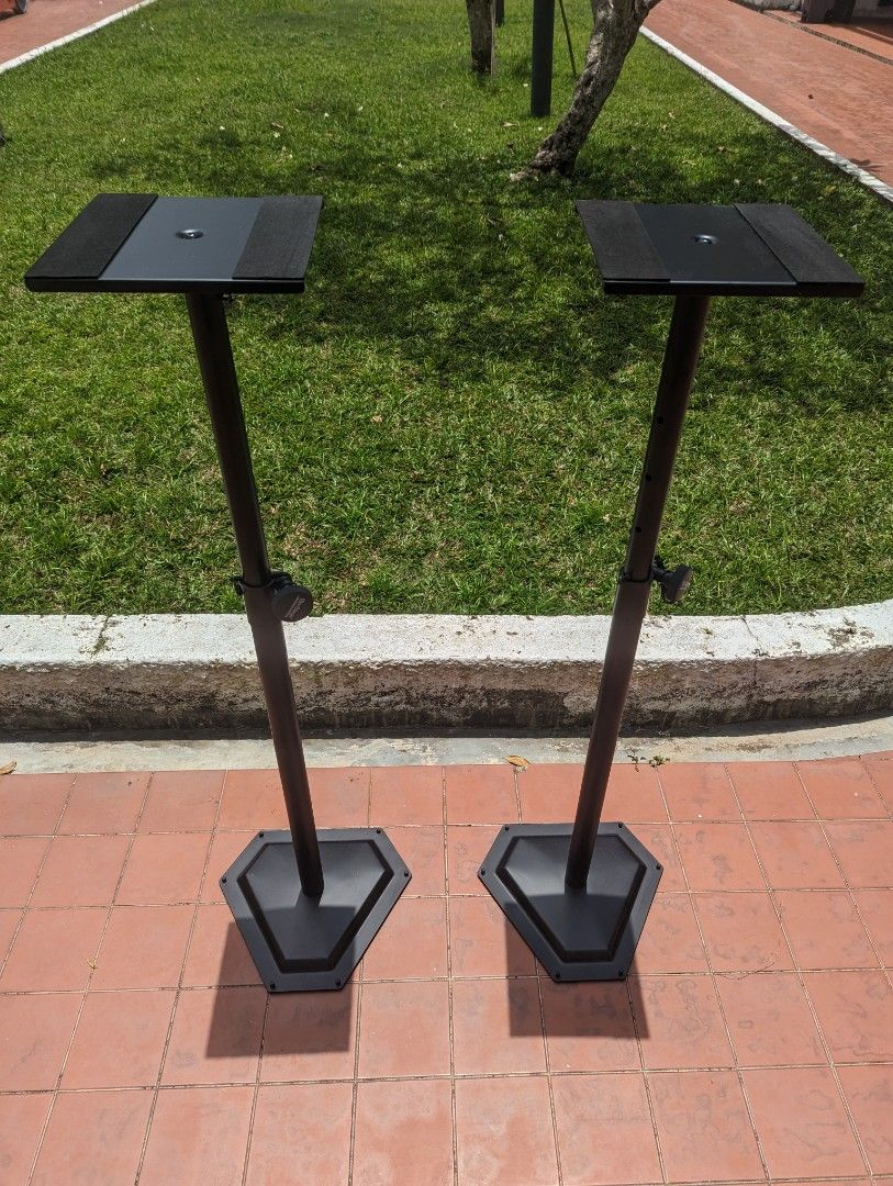 On Stage monitor speaker stands, Audio, Other Audio Equipment on Carousell