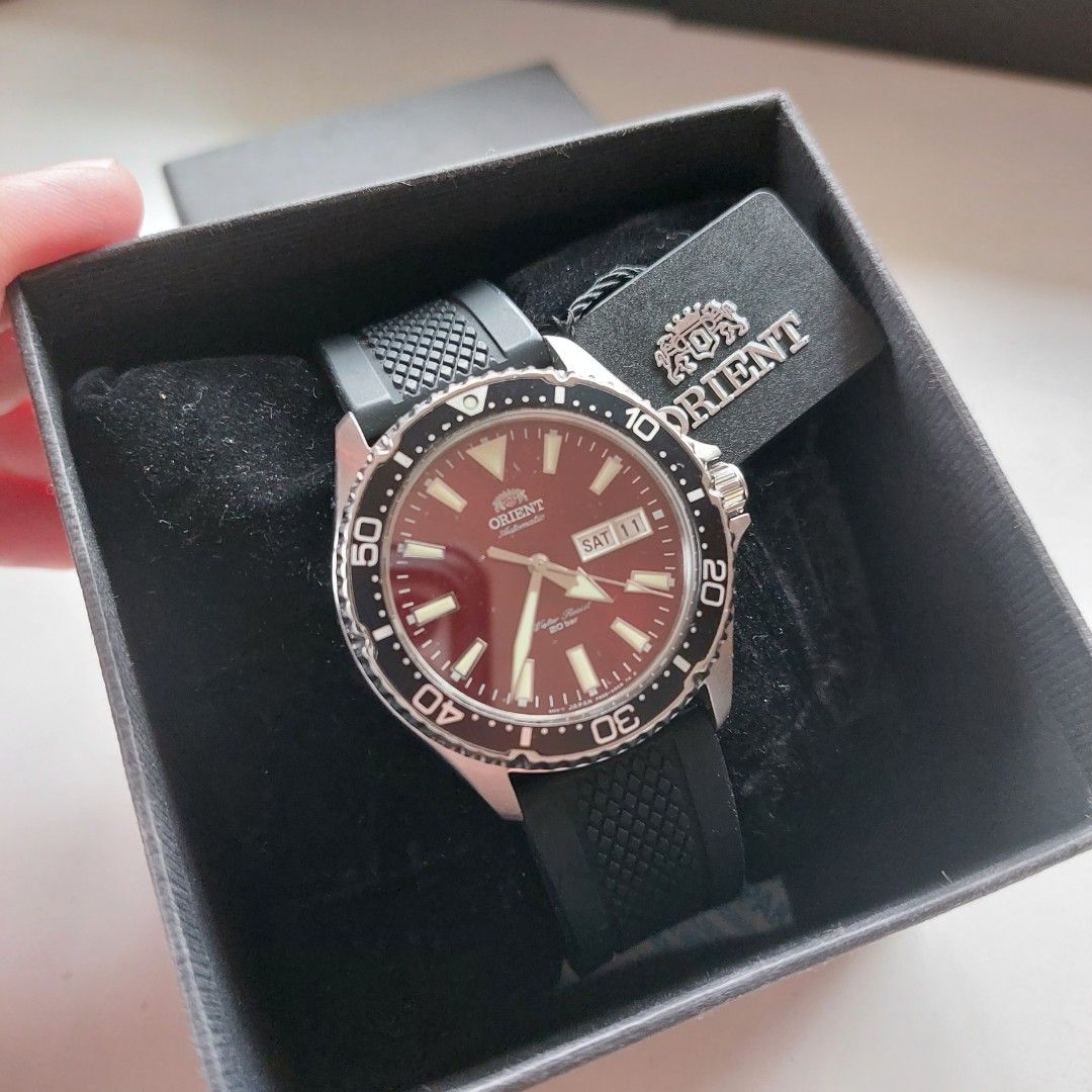 Orient Kamasu Red, Men's Fashion, Watches & Accessories, Watches on