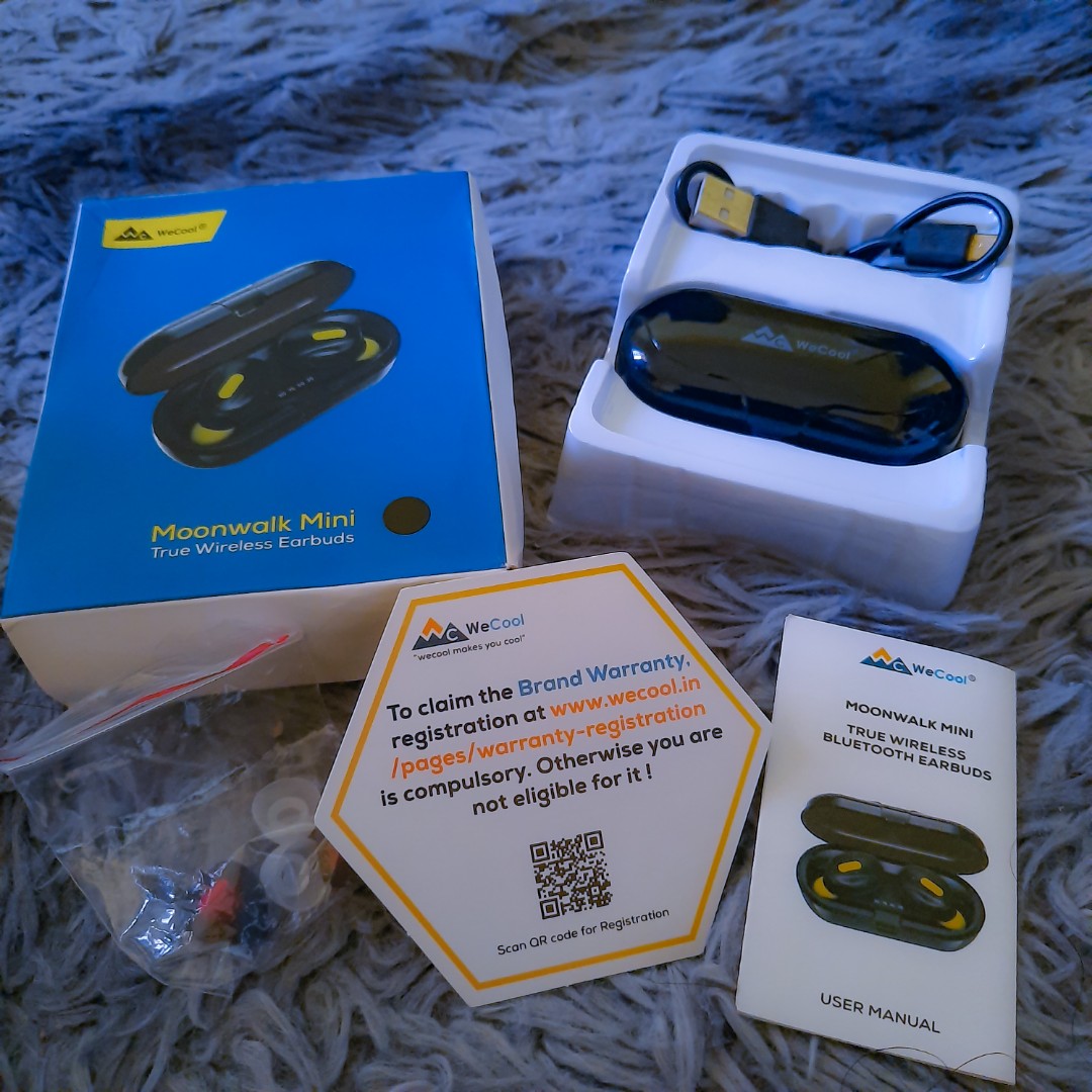 Wecool moonwalk mini sales tws bluetooth earphones