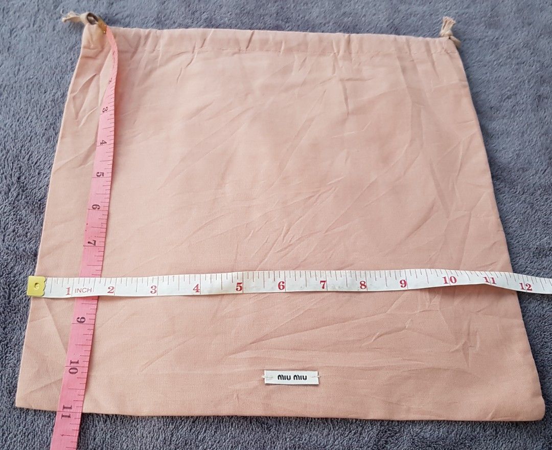 Dust bag top miu miu