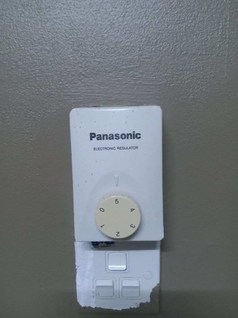 Panasonic ceiling fan regulator 3 blades, Furniture & Home Living