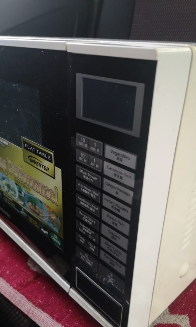 Panasonic flatbed inverter Microwave, TV & Home Appliances, Kitchen