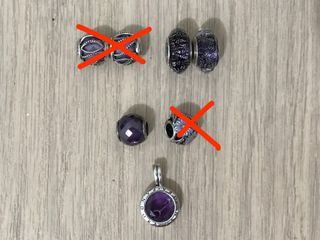 Pandora Purple Theme Charm