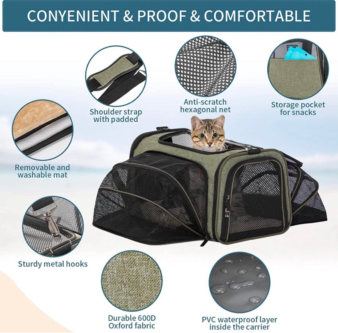 Pet carrier expandable (S) Petsfit, Pet Supplies, Homes & Other Pet