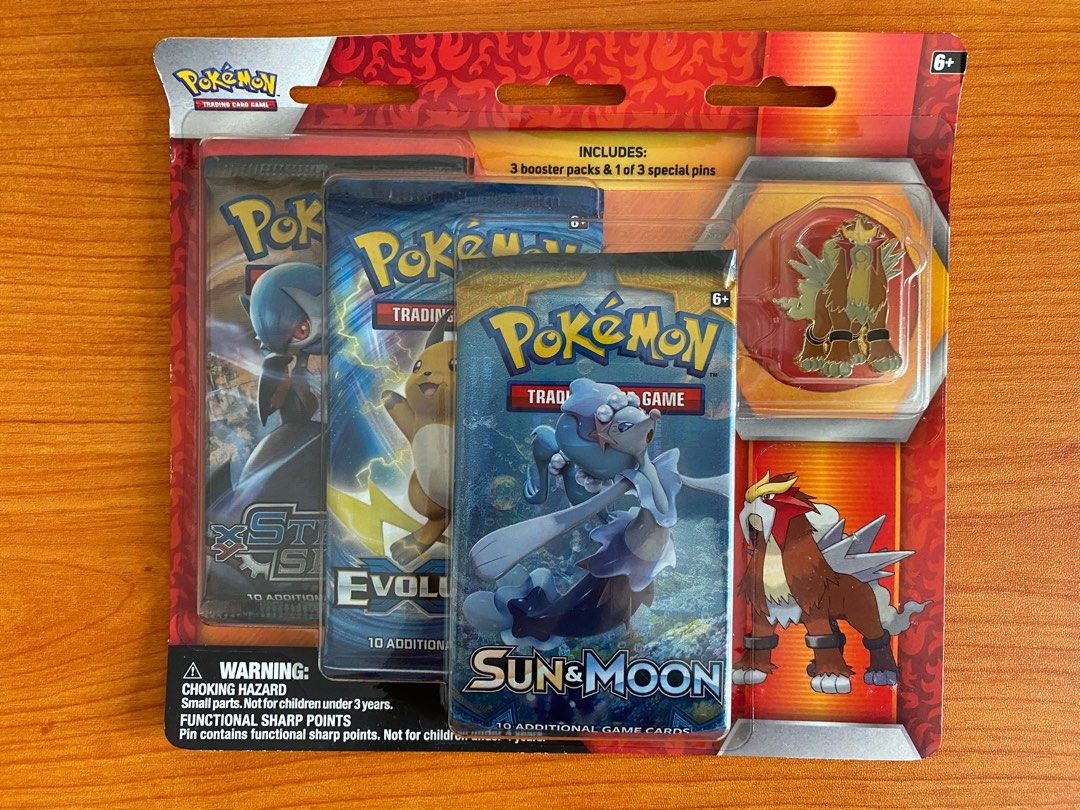 Pokémon XY-Evolutions Booster Pack ( 3 Pack With Pin )