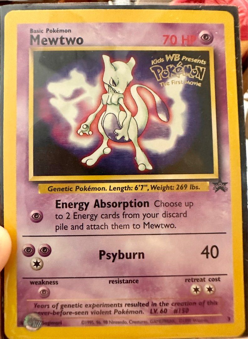 Authentic Mewtwo Pokmon card, Hobbies & Toys, Memorabilia & Collectibles,  Fan Merchandise on Carousell