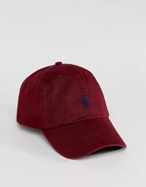 Burgundy polo hat store