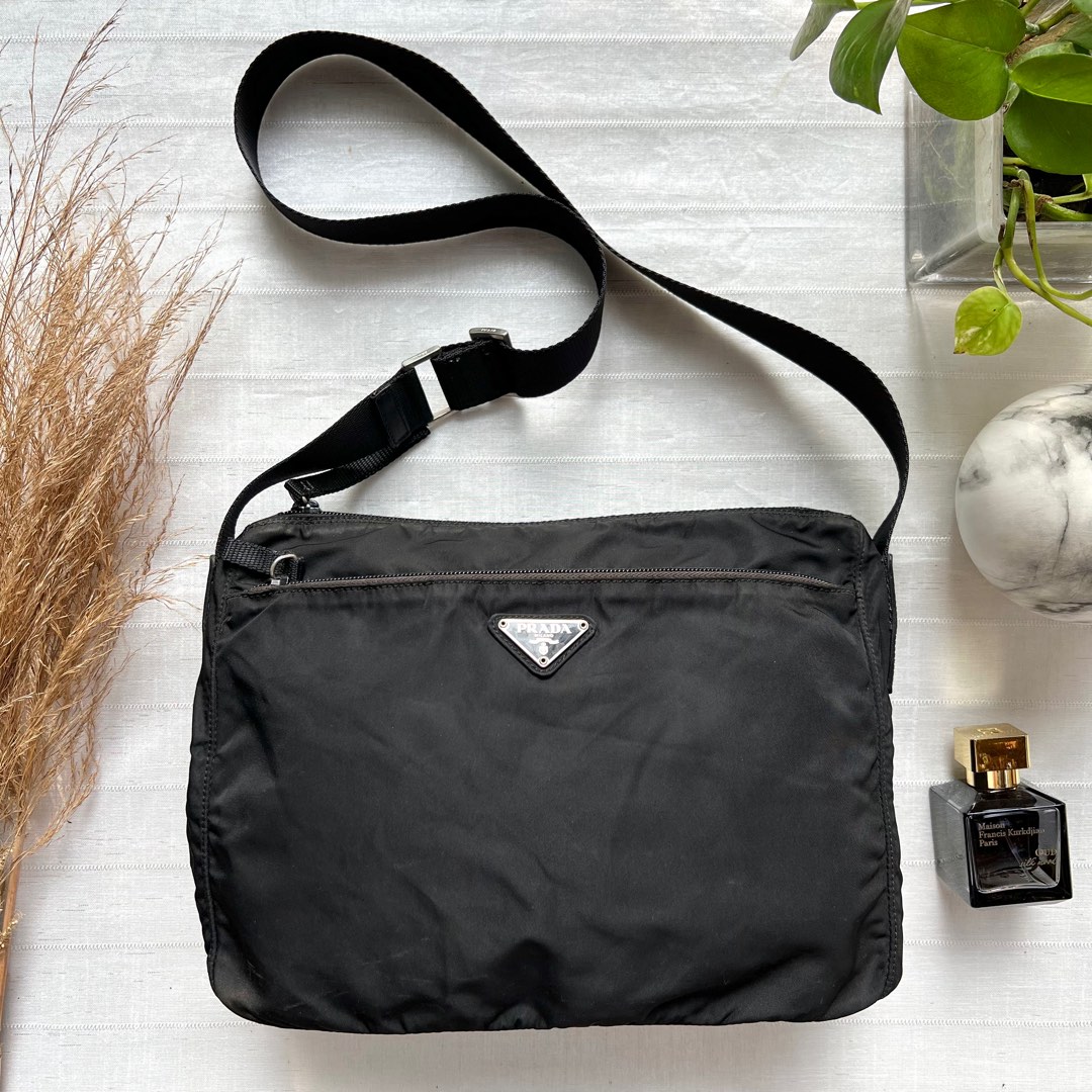 Prada Handbag 109 Black Sling Bag with original box (J470) - KDB Deals