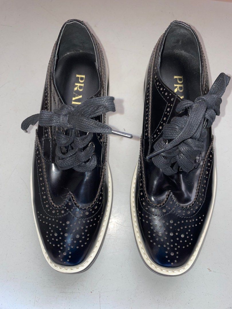 Prada platform shoes, Women's Fashion, Footwear, Loafers on Carousell