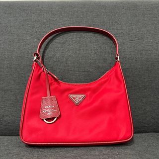 Prada Re-Edition 2005 Re-Nylon Mini Bag in Red