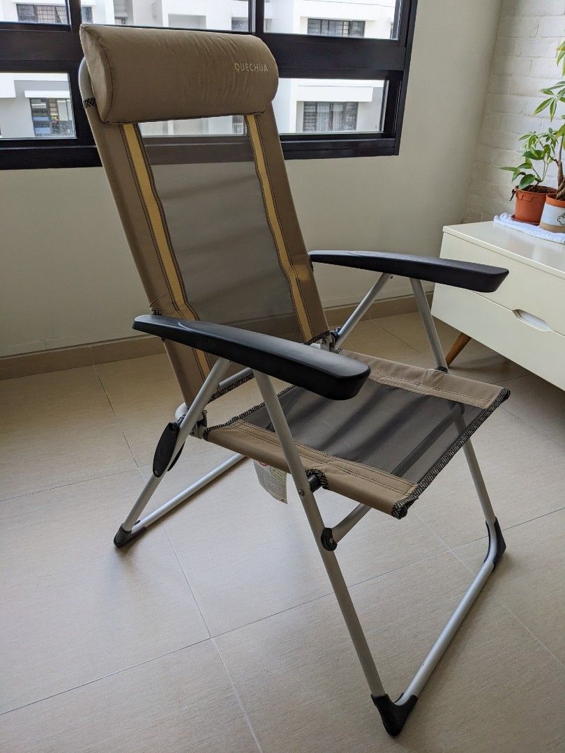 Quechua Reclining Camping Chair For Sale, Furniture & Home Living