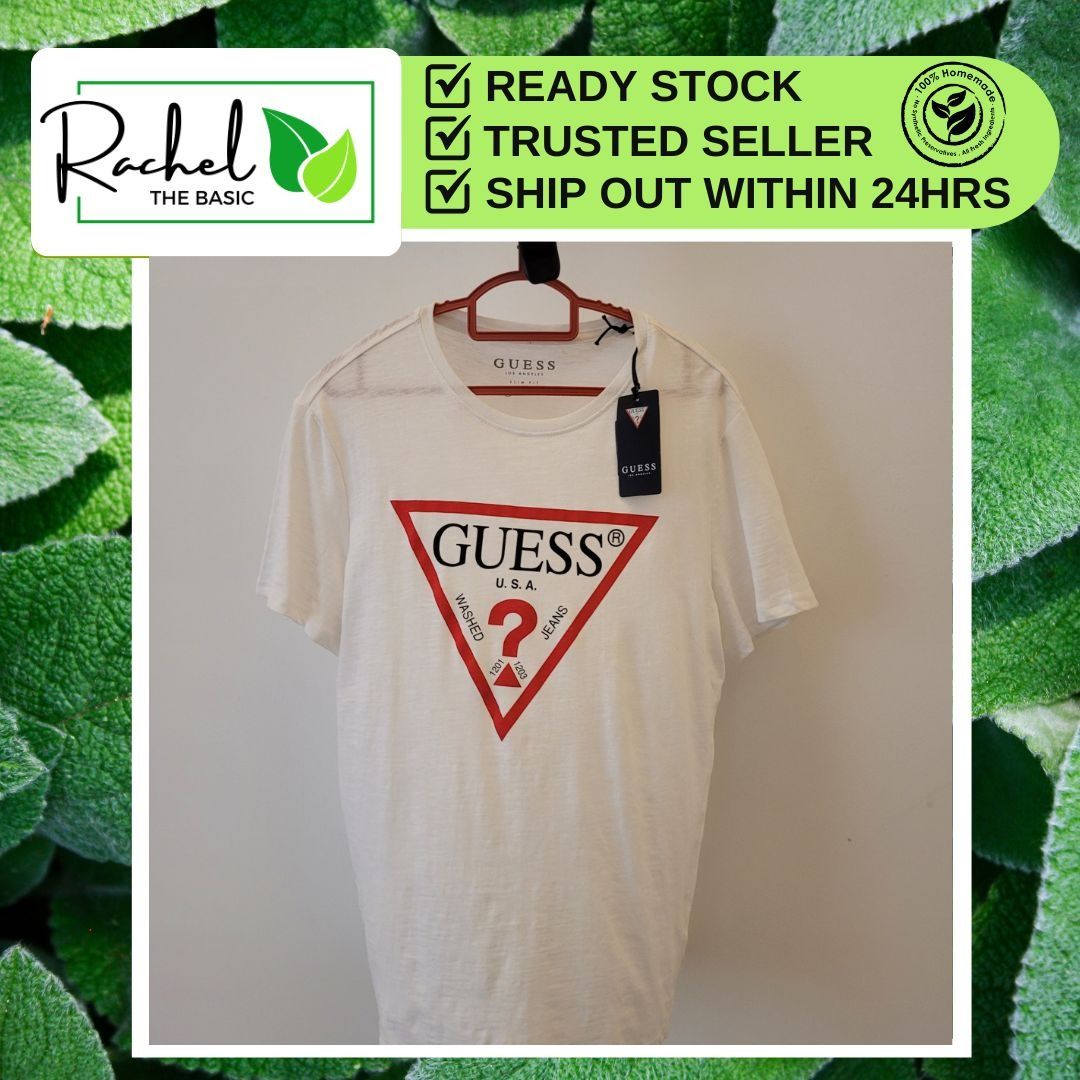 READY STOCK Original Guess T Shirt White With Tag
