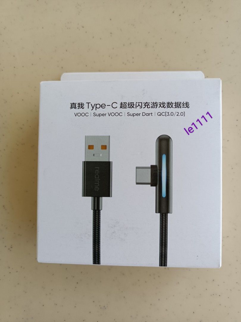 Realme Type-C Gaming Cable, Mobile Phones & Gadgets, Mobile & Gadget ...