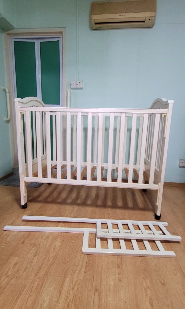 Regine cot convertible to Toddler bed, Babies & Kids, Baby Nursery