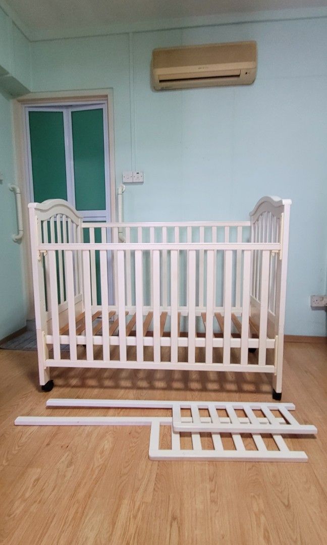 Regine cot convertible to Toddler bed, Babies & Kids, Baby Nursery