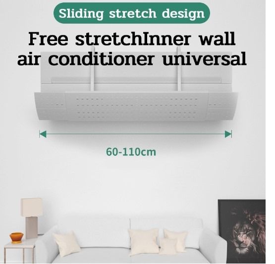 Retractable Adjustable Air Conditioning Baffle Direct Blowing Air