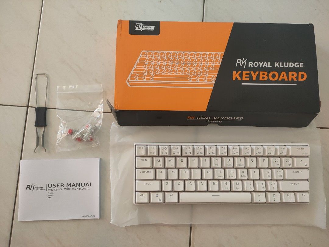 RK61 Keyboard |RK Red switch | RGB | Hotswap, Computers & Tech, Parts ...