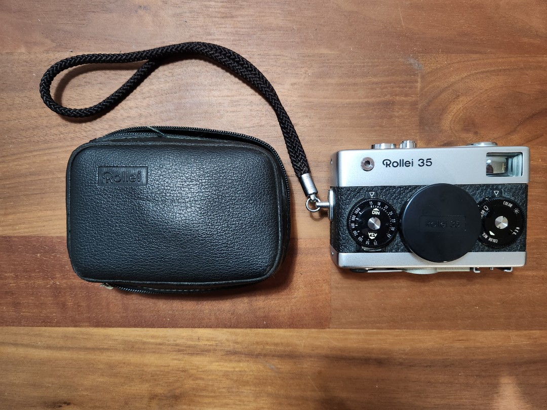 Rollei 35 with strap and case, Photography, Cameras on Carousell