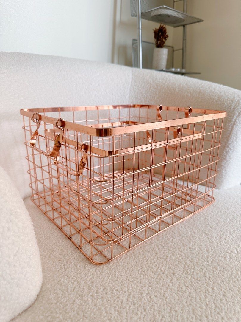 Basket rose metal store