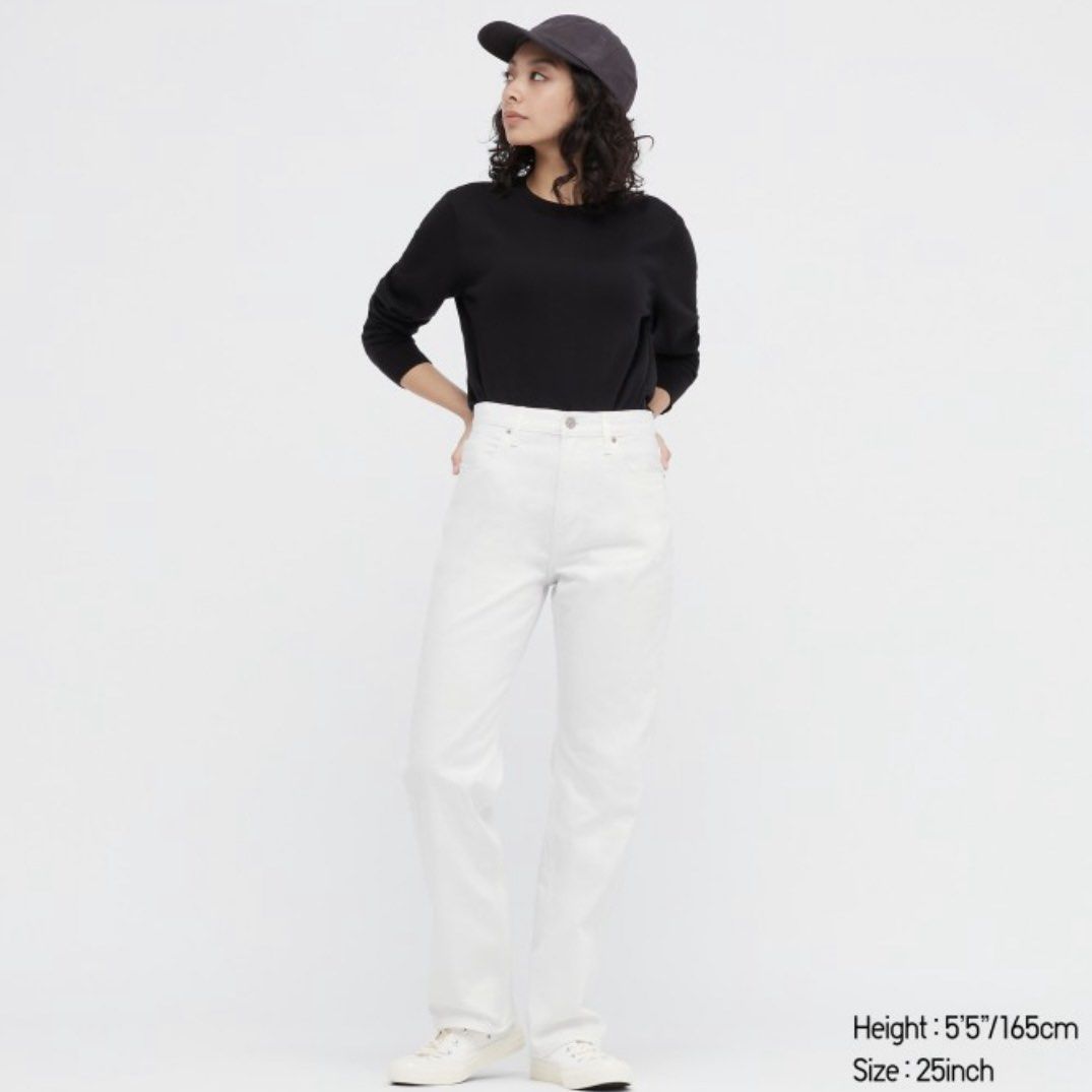 black and white jeans