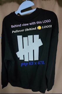 SALE 🇰🇷 Underfeated logo pullover/sweater BLACK