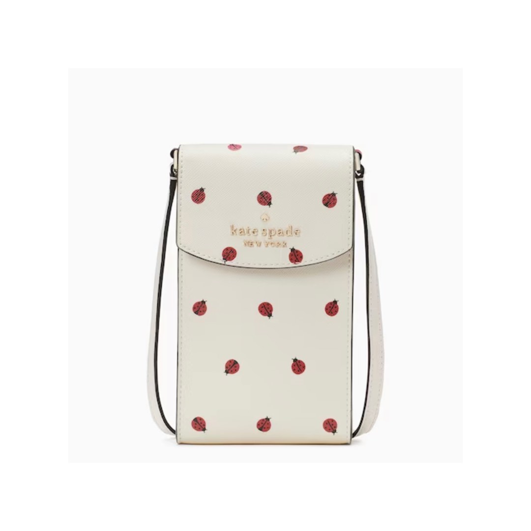 SALES Kate Spade Staci Ladybug North South Crossbody Slingbag Phone  Crossbody Cream Multi White Red, Women's Fashion, Bags & Wallets, Cross-body  Bags on Carousell