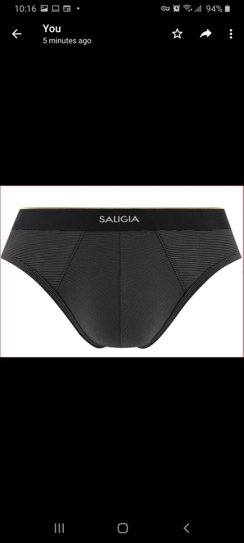 SALIGIA Men's Modal Briefs 3-Pack - Ultra Soft, Tag-Free Underwear With Supportive Pouch, Breathable