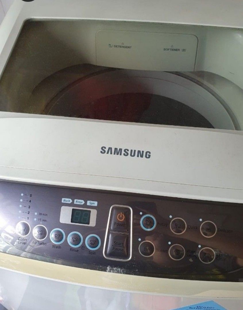 Samsung 8.5kg Top Load Washing Machine Magic Filter WA85F5S3, TV & Home Appliances, Washing