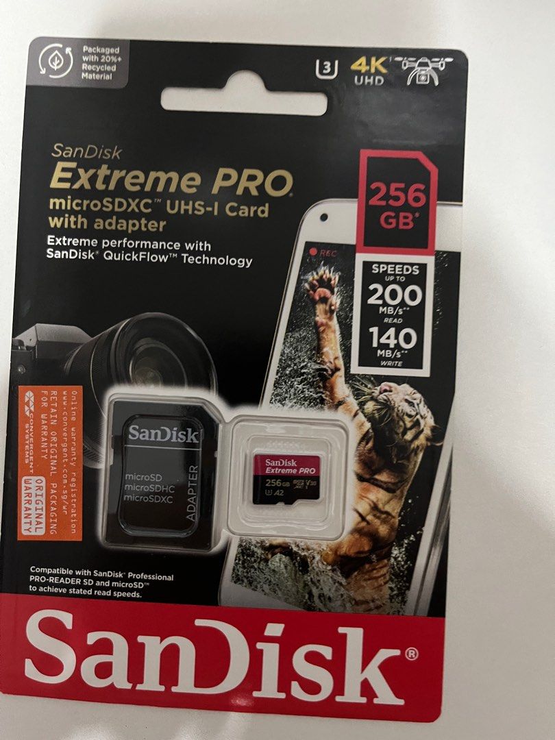 Sandisk extreme cheap pro microsd 256gb