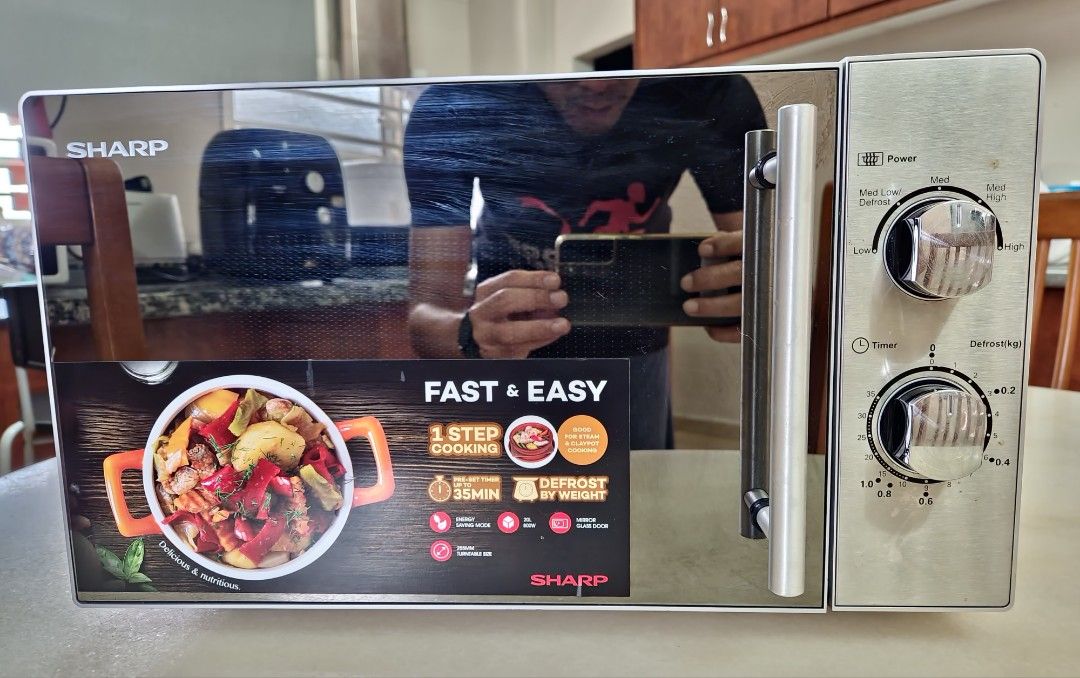 Sharp Microwave 20L (R213CST Series), Furniture & Home Living