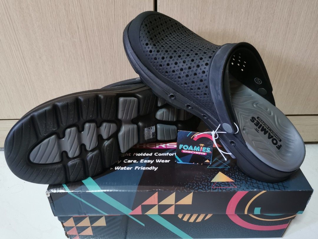 Skechers Foamies Astonished Black charcoal Men s Fashion