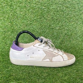 Sneakers GGDB Golden Goose Deluxe Brand Purple Gold Star Authentic Second
