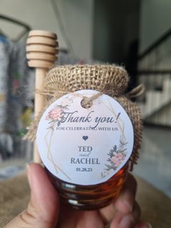 Souvenir Honey Jar with Stick