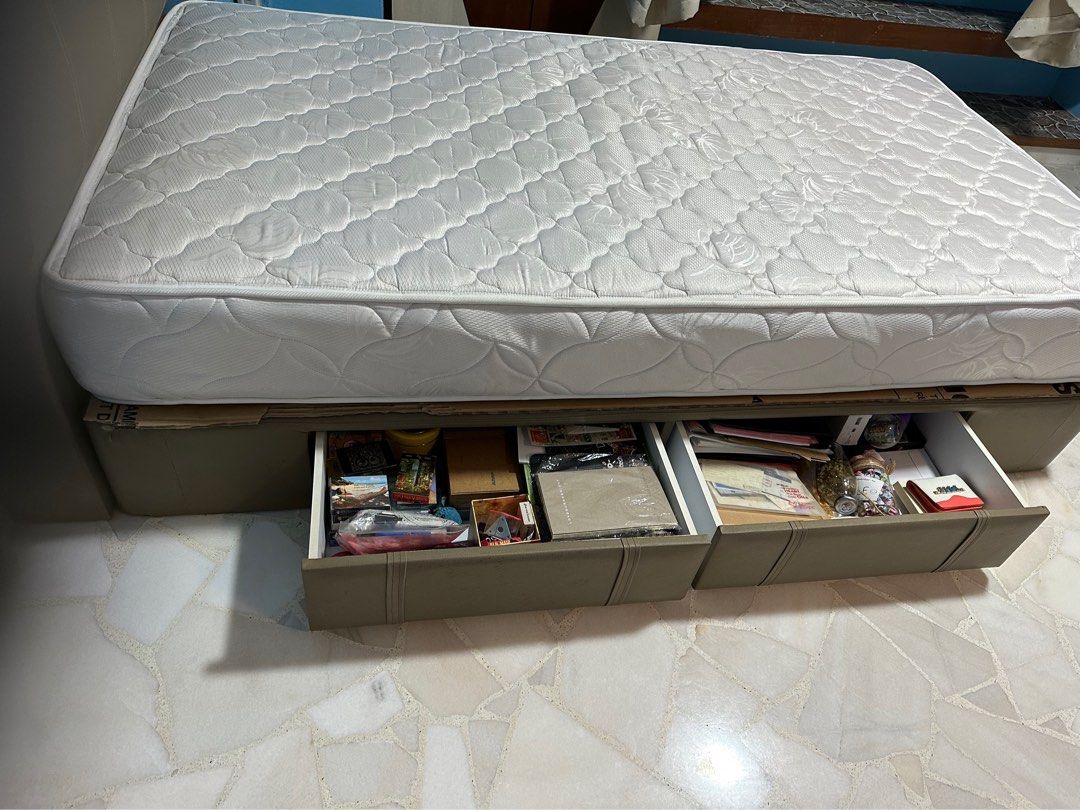 Super single Euro Bed Brussels Four Star Industries with bed frame two