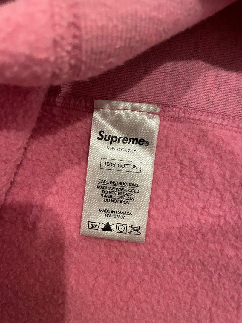 Supreme Box Logo Crewneck (FW15) Heather Pink