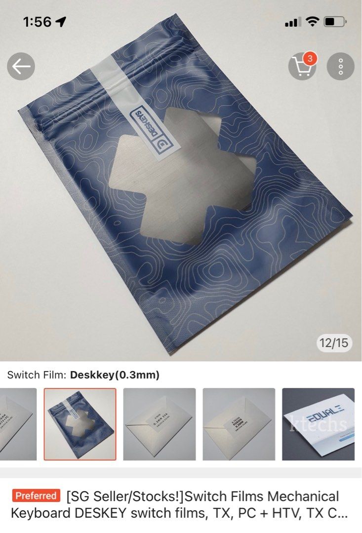 120pc Switch Films Mechanical Keyboard DESKEY switch films, TX, PC