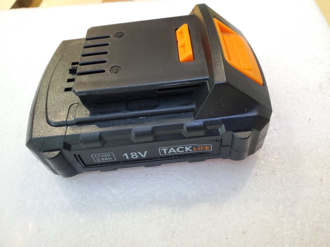 Tacklife ES Battery 18 V LED 2.0 Ah Drill Battery strpowor Lithium Ion Battery Voltage LED PPK02B