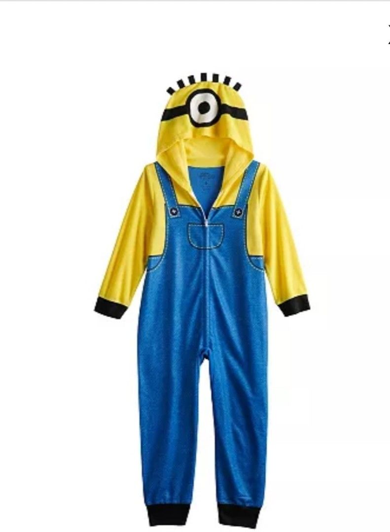 The Minion Costume for Halloween Kids Birthday theme party