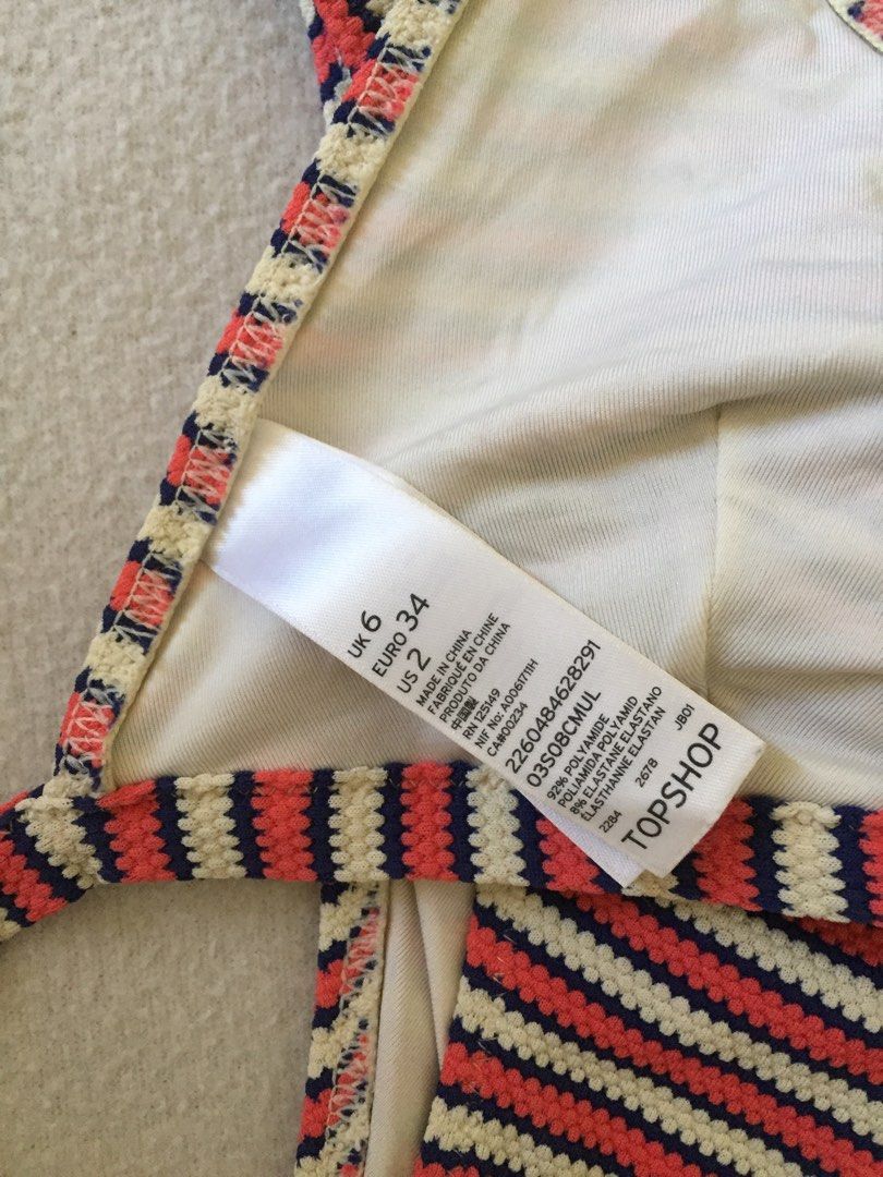 Topshop Bikini (Category: Bikinis & Swimsuits) located in Makati City. Submitted by manic.pixie.wardrobe (Listing ID 1220168710, Image 3). Description: Super nice material Fits xs to s No pads.
