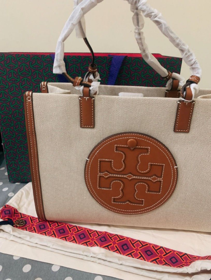 Ella canvas mini tote top